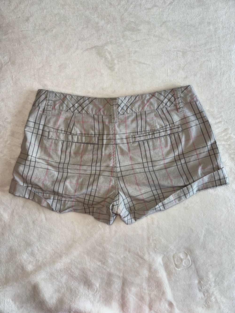Aeropostale Vintage Y2K Plaid Low Rise Shorts - Picture 4 of 7